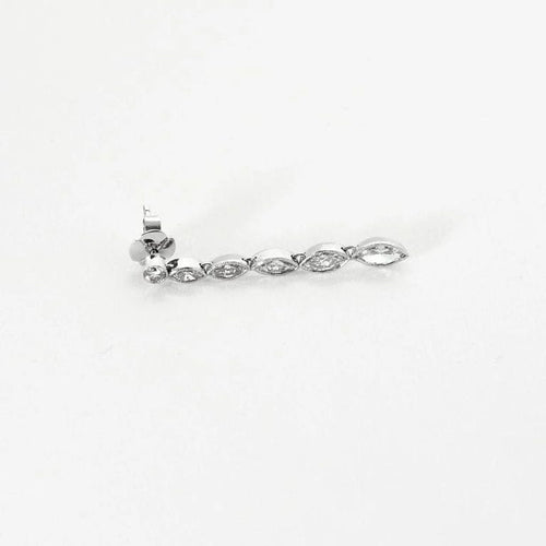 Boucles d'oreilles Pendants d'oreilles - Pendants en platine et diamants 58 Facettes LJ23