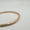 Bracelet Bracelet or rose 18 carats en billes d’or et barrette de diamants naturels 58 Facettes