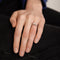Bague 51 Bague Solitaire "Tu es le sel de ma vie" - MAUBOUSSIN 58 Facettes 190079R