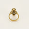 Bague 49 Bague marquise en or jaune 18K avec saphir et diamants 58 Facettes 58FC129