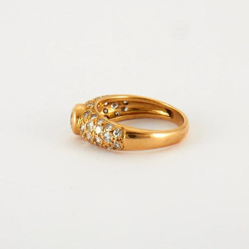 Bague 55 Bague en Or jaune & diamants 58 Facettes