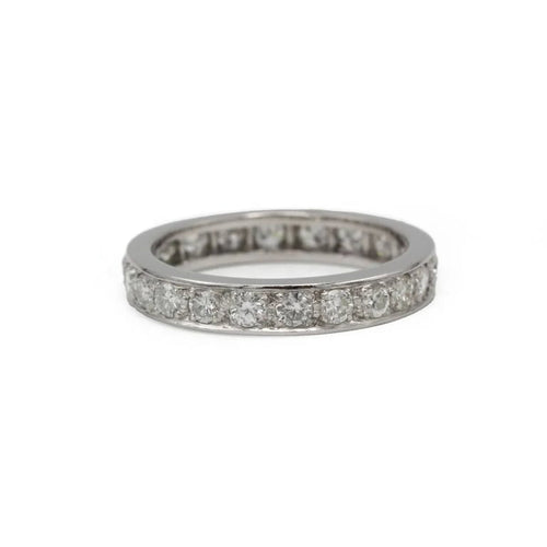 Bague 52 Alliance - Platine & diamants 58 Facettes 250252R