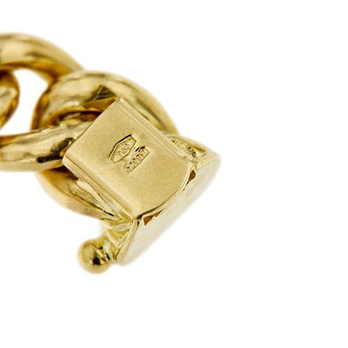 Bracelet Bracelet maille gourmette en or jaune 18 carats 58 Facettes 35302