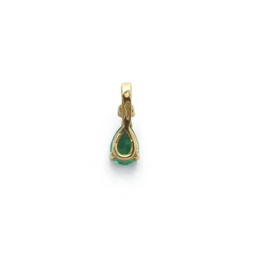 Pendentif Pendentif Or jaune, Emeraude & Diamant 58 Facettes 260056R
