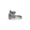Bague 55 Bague Asymétriques - Or Blanc & Diamants 58 Facettes 250070SP