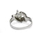 Bague 57.5 Bague Rétro - Or blanc & Diamant 58 Facettes 260042R