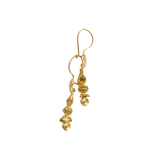 Boucles d'oreilles Boucles d’oreilles pendantes vintage en or jaune 18 carats 58 Facettes 3153