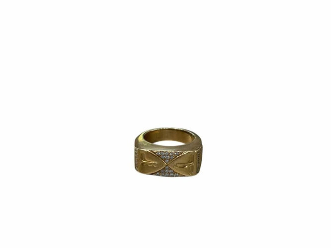 Bague 50 MAUBOUSSIN - Bague vintage or jaune et diamants 58 Facettes