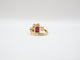 Bague 55 Bague or jaune, Grenat, Diamants 58 Facettes 4804