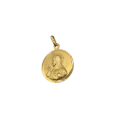 Pendentif Pendentif religieux or jaune 18 carats 58 Facettes