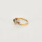 Bague 54 Bague début XXe or jaune et blanc, rubis et diamants 58 Facettes LAN12232