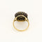 Bague 45.5 Bague or jaune, argent, diamant et tourmalines 58 Facettes DINA0345