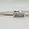 Bracelet Bracelet or blanc serti d'un diamant 58 Facettes