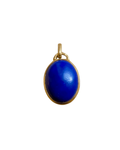 Pendentif Pendentif en or jaune 18 carats et lapis-lazuli 58 Facettes 18