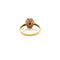 Bague 54 Bague or jaune diamants rubis 58 Facettes V43
