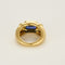 Bague 49 Bague en Or jaune et saphir de synthèse 58 Facettes VER0126