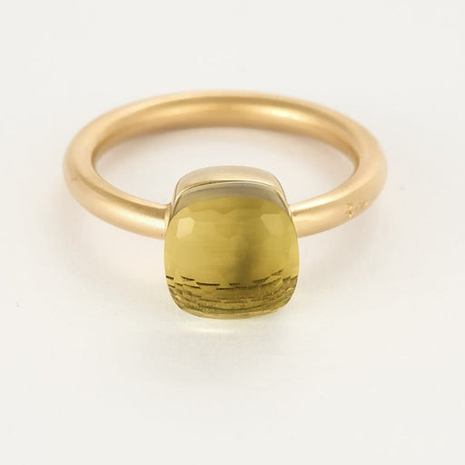 Bague 51.5 Pomellato - Bague Nudo Petit - Bague en or jaune et prasiolite 58 Facettes 58FC31-1