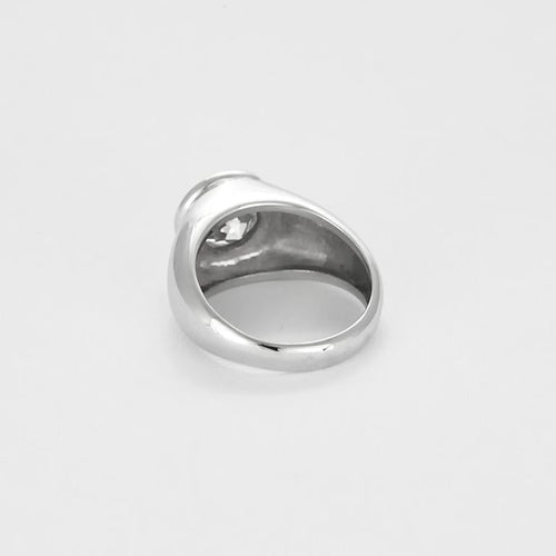 Bague 58 Bague solitaire en or blanc et diamant 3.30 carats 58 Facettes 58FC126