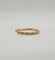 Bague 56 Demi-alliance or jaune sertie de diamants naturels 58 Facettes