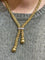 Collier Collier maille Popcorn à pompons en or 18 carats 58 Facettes