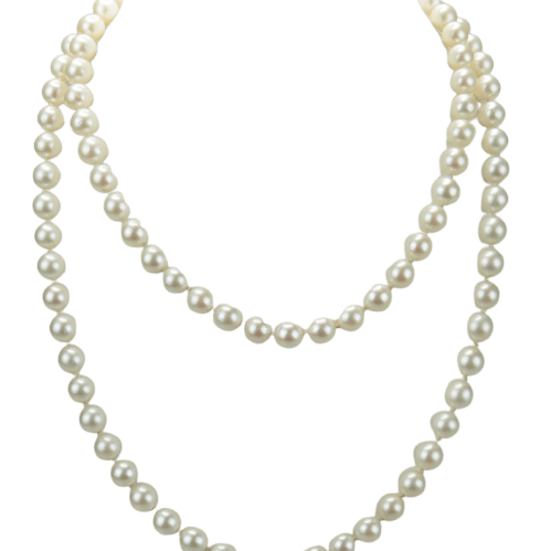 Collier Collier de perles Akoya - Fermoir bicolore en or 14 carats et diamants 58 Facettes 1998