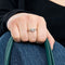 Bague 52 Bague - Solitaire diamant princesse en platine et diamants 58 Facettes LJ16