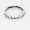 Bague 56 Alliance américaine en or blanc et diamants 58 Facettes MON1251