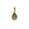 Pendentif Pendentif Poire - Or Bi-Colore & Diamants 58 Facettes 250435R