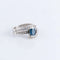 Bague 53 Bague Entrelac Saphir Diamants 58 Facettes FM95