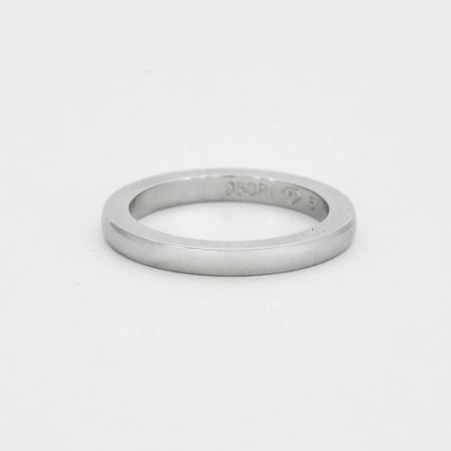 Bague 54 Piaget - Alliance en platine 950 et petit diamant brillant 58 Facettes B2