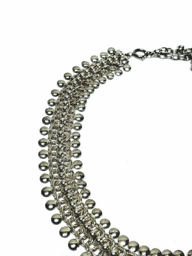 Collier Collier à motif de boules en argent 58 Facettes