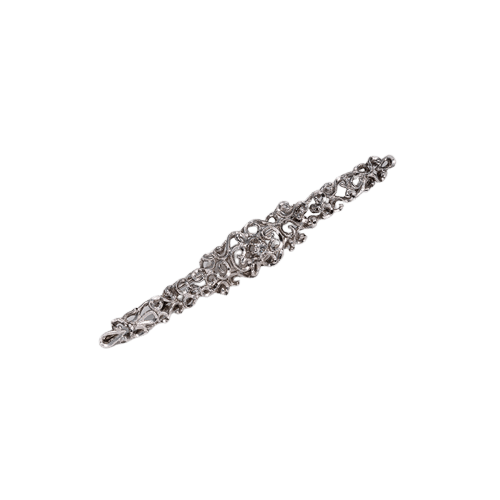 Broche Oro Bianco Broche vintage en or blanc avec diamant 58 Facettes SPL28