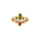 Bague or jaune, tourmaline rose et verte et diamants 58 Facettes AUX1017