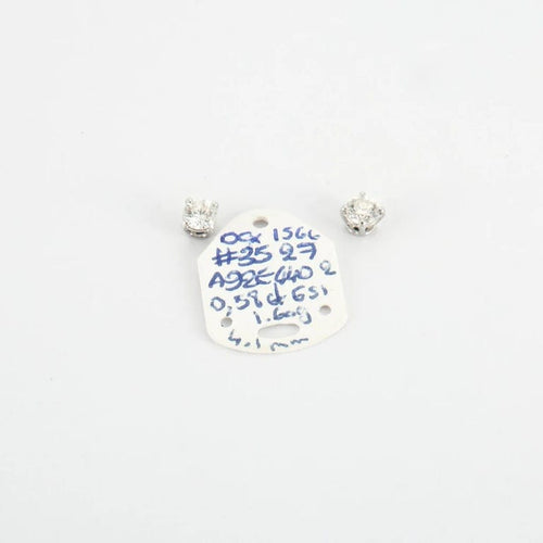 Boucles d'oreilles Boucles d'oreilles en Or blanc & diamants 58 Facettes