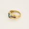 Bague 52.5 Bague en or jaune, topaze et améthyste 58 Facettes CHAL1442X2