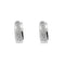 Paire d'anneaux d'oreilles en or blanc et diamants 58 Facettes ALE5012X2