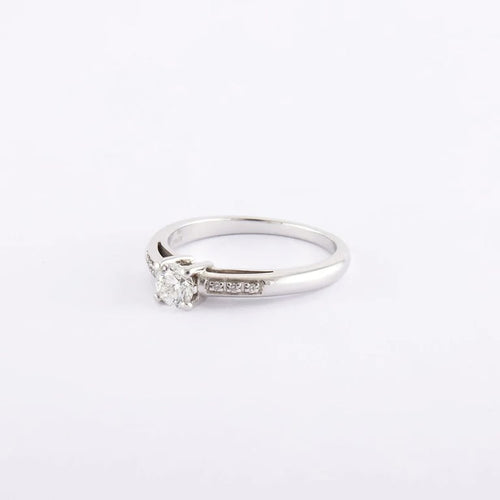 Bague 51 Bague Solitaire "Tu es le sel de ma vie" - MAUBOUSSIN 58 Facettes 190079R