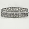 Broche Broche Art Déco géométrique pavée en or gris et diamants 58 Facettes LJ25-354