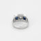 Bague 56.5 Bague en Or blanc 18k diamants et saphirs 58 Facettes PER0149