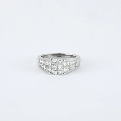 Bague 52 Bague bandeau Diamants 58 Facettes
