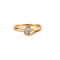 Bague 55 Bague Or jaune Diamants 58 Facettes