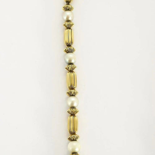 Collier Ilias Lalaounis  - Rare Collier en or jaune et perles 58 Facettes 58FC110