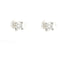 Boucles d'oreilles Boucles d’oreilles puces en or blanc 18 kt avec diamants 0,41 ct 58 Facettes 10150