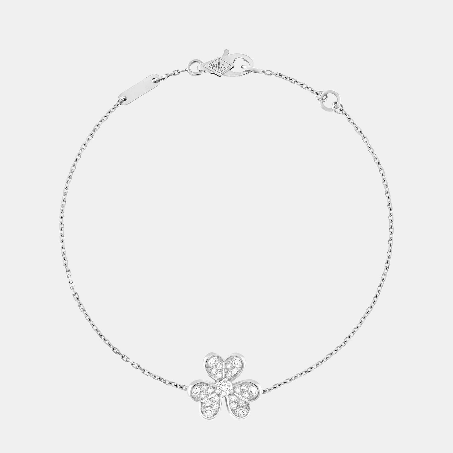 Bracelet Frivole Or blanc Diamant 0.21ct