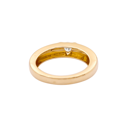 Bague 51 Chaumet Gioia - Bague jonc en or jaune et diamant 58 Facettes 34585