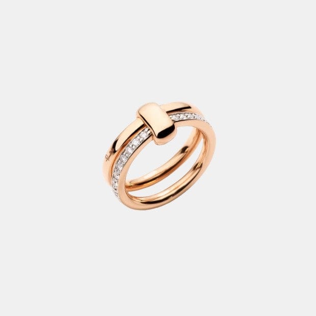 Bague Pomellato Together Or rose Diamant 0.4ct