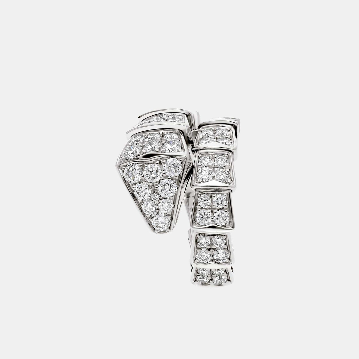 Bague Serpenti Viper Or blanc Diamant 1.58ct
