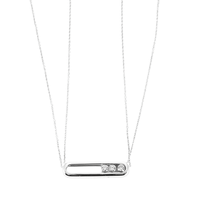 Collier MESSIKA - MOVE - Collier en or blanc et diamants 58 Facettes DV0820-2