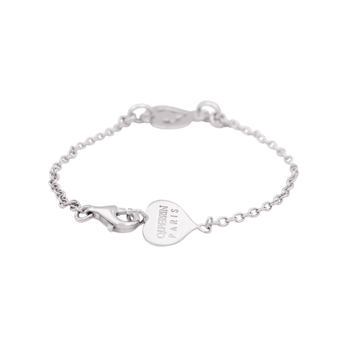 Bracelet O.J. Perrin Légendes - Bracelet motif cœur en or blanc 58 Facettes 34224