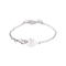 Bracelet O.J. Perrin Légendes - Bracelet motif cœur en or blanc 58 Facettes 34224
